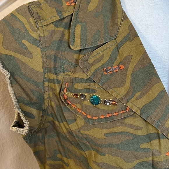 Victoria Secret embellished camo jacket - Picture 2 of 9